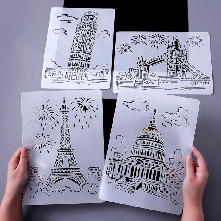 9 Sydney Construction Series Painting Template Theme City A4 Label Template - Art Supplies by PMC TechLife | Online Shopping South Africa | PMC TechLife | Buy Now Pay Later Mobicred