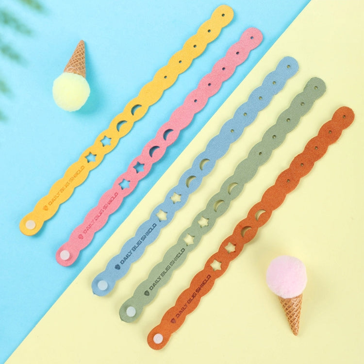5pcs BUGS Mosquito Repellent Bracelet Mosquito Ring Outdoor Mosquito Bracelet Color Random Delivery, Style: Staroon Bracelet - Repellent Wristband by PMC TechLife | Online Shopping South Africa | PMC TechLife | Buy Now Pay Later Mobicred