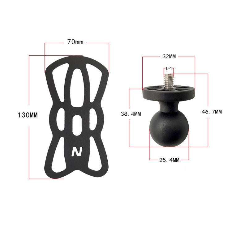N-STAR N002 Motorcycle Bicycle Mobile Phone Bracket Riding Equipment(Small Long Ball Head) - free shipping - PMC TechLife - Order now!