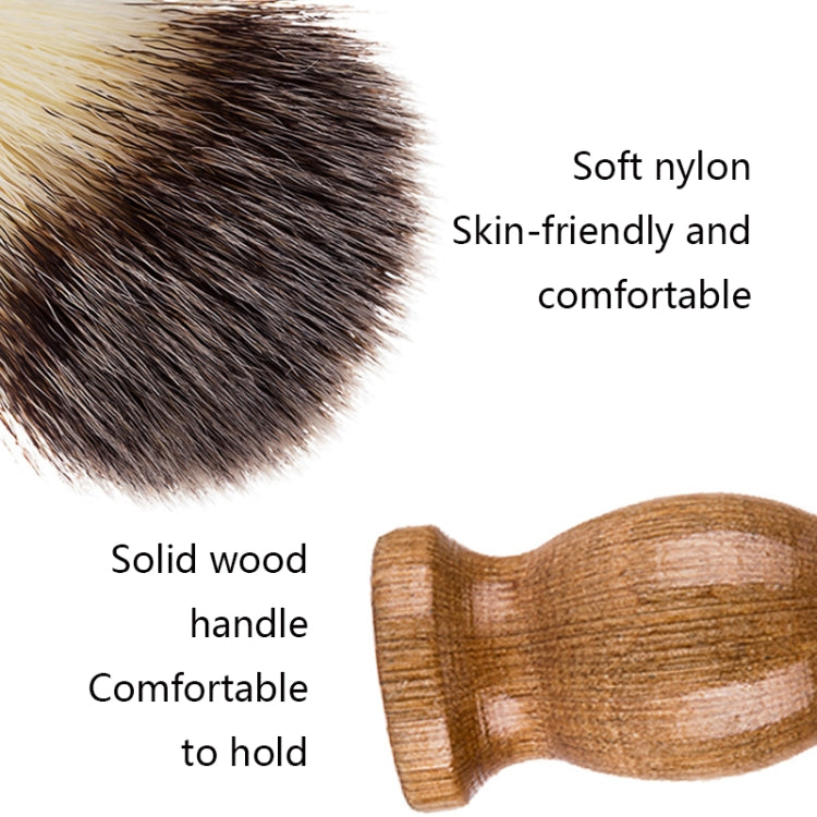 B3004 3 Pcs/Set Men Styling Tools Nylon Beard Brush Rack Foam Bowl(3 Pcs/Set) - free shipping - PMC TechLife - Order now!