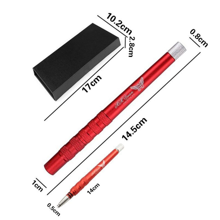 MM VWAN Magic Hairdressing Eyebrow Trimming Engraving Pen Scoring Stainless Steel Razor(Golden) - free shipping - PMC TechLife - Order now!
