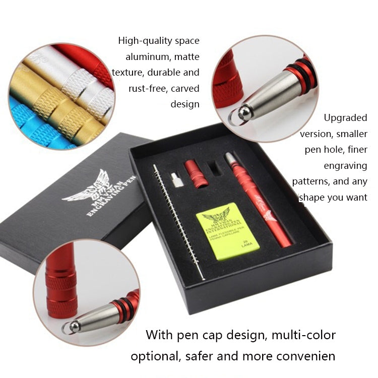 MM VWAN Magic Hairdressing Eyebrow Trimming Engraving Pen Scoring Stainless Steel Razor(Red) - free shipping - PMC TechLife - Order now!
