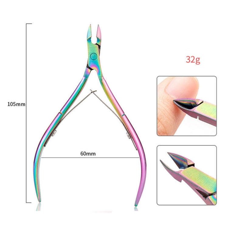 13 In 1 FABIYAN Color Titanium Nail Art Tool Set Dead Skin Shears Steel Push Nail File Pliers - free shipping - PMC Jewellery - Order now!