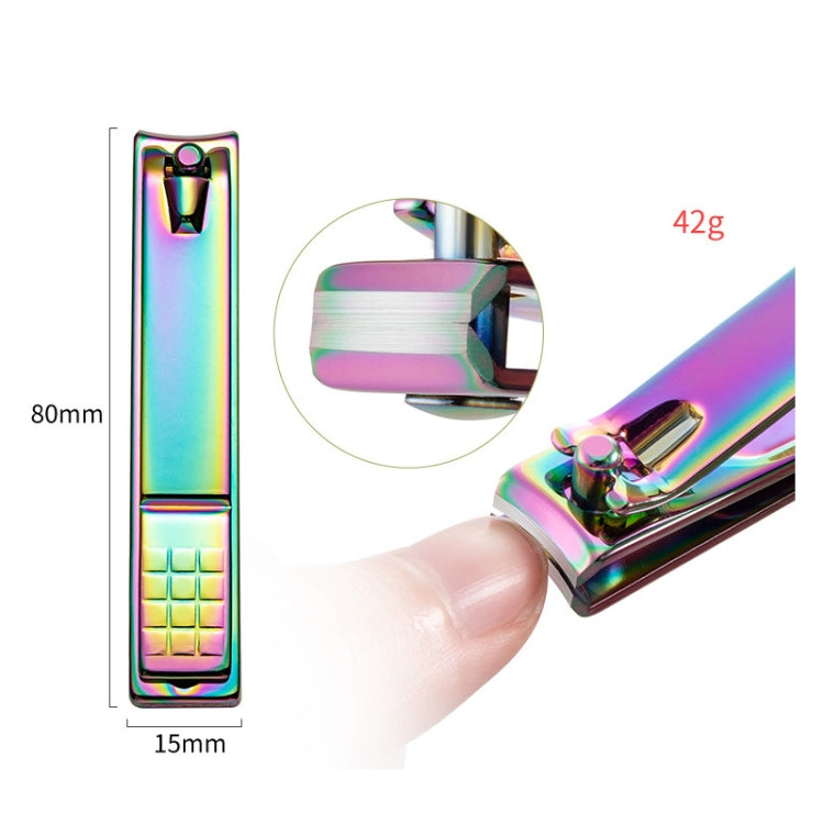 13 In 1 FABIYAN Color Titanium Nail Art Tool Set Dead Skin Shears Steel Push Nail File Pliers - free shipping - PMC Jewellery - Order now!