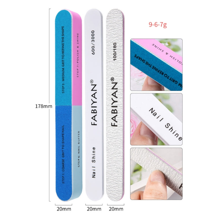 13 In 1 FABIYAN Color Titanium Nail Art Tool Set Dead Skin Shears Steel Push Nail File Pliers - free shipping - PMC Jewellery - Order now!