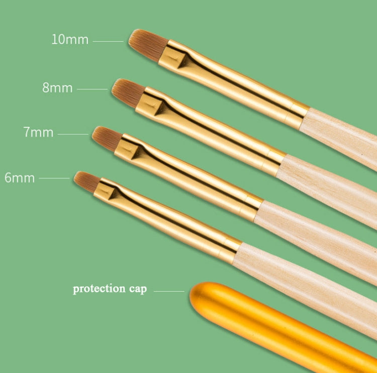 Nail Art Pen Nail Round Head Phototherapy Pen Painted Pen Brush Beauty Brush(Number 4) - free shipping - PMC Jewellery - Order now!