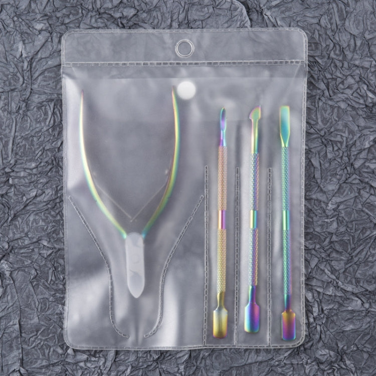 FABIYAN Stainless Steel Dead Skin Shear Steel Push Nail Art Tool Set, Specification:   Set 7 - free shipping - PMC Jewellery - Order now!