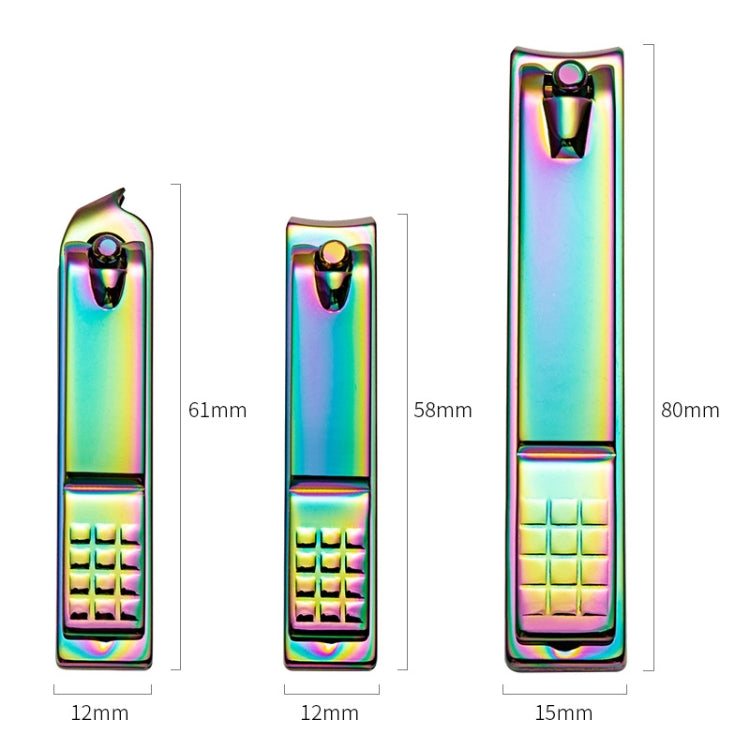 10 PCS Black Color Titanium Nail Shear Exfoliating Manicure Tool, Specification: Small Slope (Black) - free shipping - PMC Jewellery - Order now!