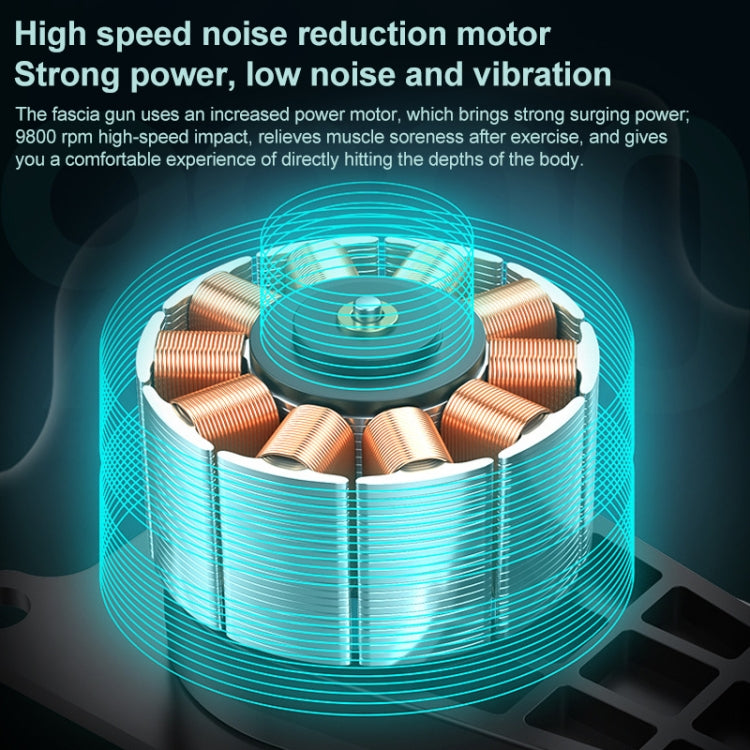 Muscles Relax Massager Fitness Equipment Fascia Gun, Colour: Flagship Model (6 Gears Gray) - free shipping - PMC TechLife - Order now!