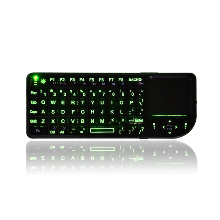 A8 Mini Wireless Mouse And Keyboard With Laser Touchpad Keyboard, Colour: English Colorful Backlight - Laser Keyboard by PMC Jewellery | Online Shopping South Africa | PMC Jewellery | Buy Now Pay Later Mobicred