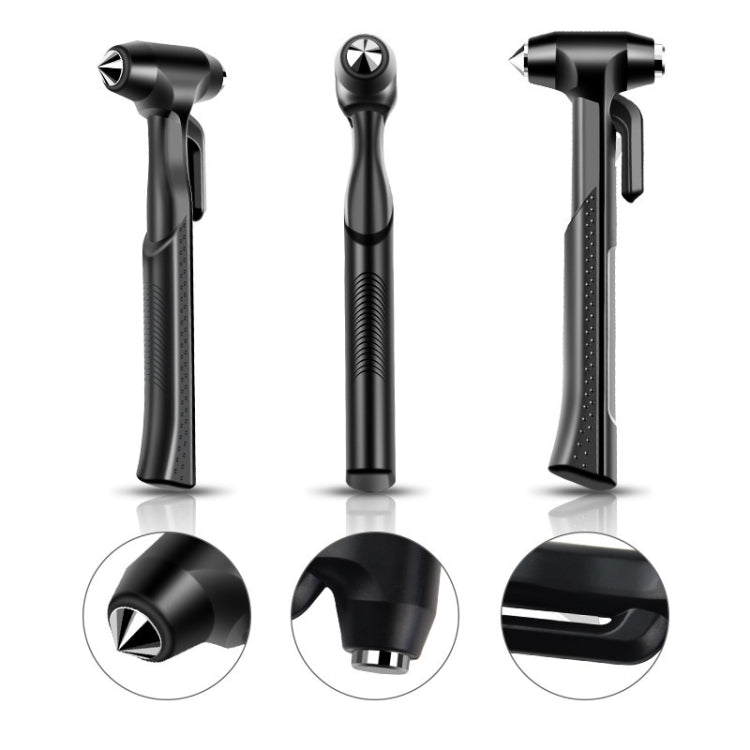 Car Safety Life-Saving Hammer Car Emergency Multifunctional Window Breaker, Colour: Deluxed Red With Fixed Rack - Emergency Hammer by PMC TechLife | Online Shopping South Africa | PMC TechLife | Buy Now Pay Later Mobicred