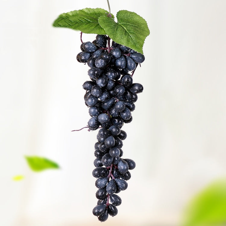 2 Bunches 110 Black Grapes Simulation Fruit Simulation Grapes PVC with Cream Grape Shoot Props - free shipping - PMC TechLife - Order now!
