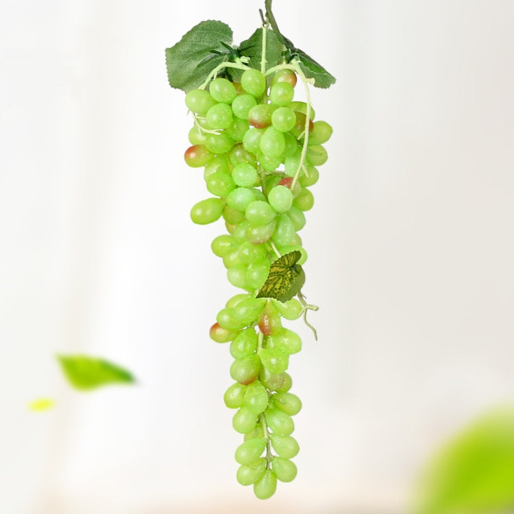 2 Bunches 110 Green Grapes Simulation Fruit Simulation Grapes PVC with Cream Grape Shoot Props - free shipping - PMC TechLife - Order now!
