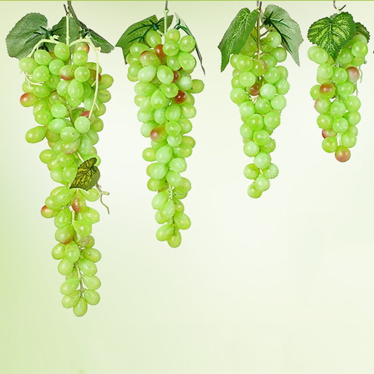2 Bunches 110 Green Grapes Simulation Fruit Simulation Grapes PVC with Cream Grape Shoot Props - free shipping - PMC TechLife - Order now!