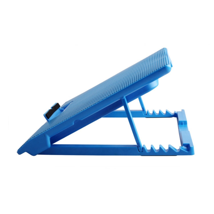 NUOXI M8 Laptop Radiator Multi-Angle Adjustment Six Fan Touch Screen Button Bracket(Blue) - free shipping - PMC Jewellery - Order now!
