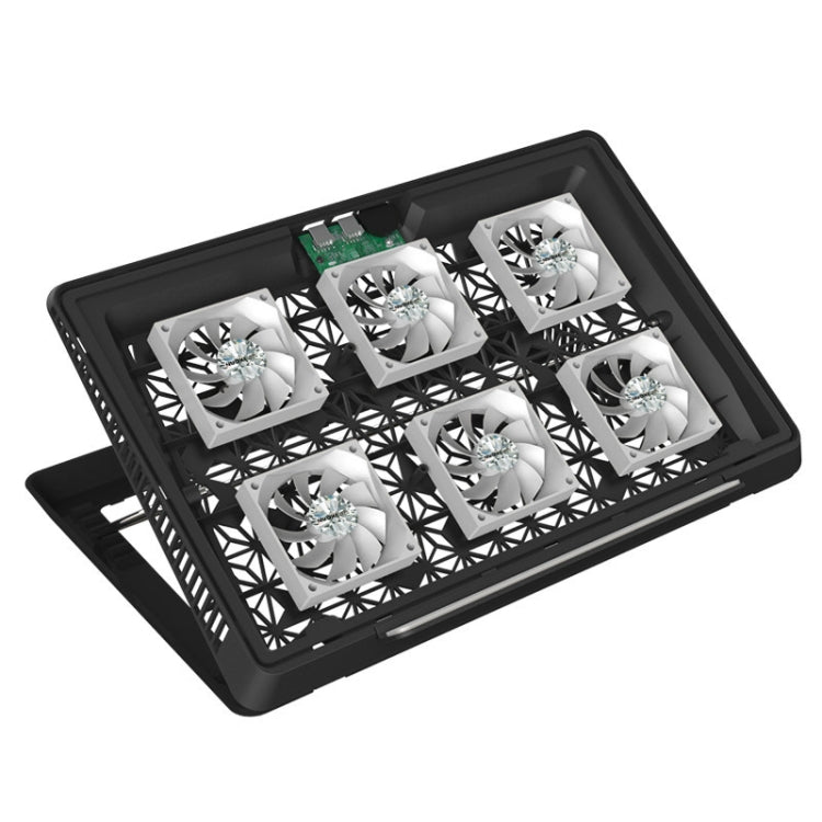 NUOXI X8 Aluminum Alloy Notebook Radiator Computer Multi-File Adjustment Bracket(Black) - free shipping - PMC Jewellery - Order now!