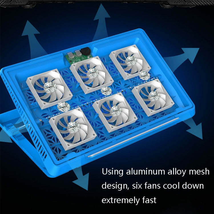 NUOXI X8 Aluminum Alloy Notebook Radiator Computer Multi-File Adjustment Bracket(Black) - free shipping - PMC Jewellery - Order now!