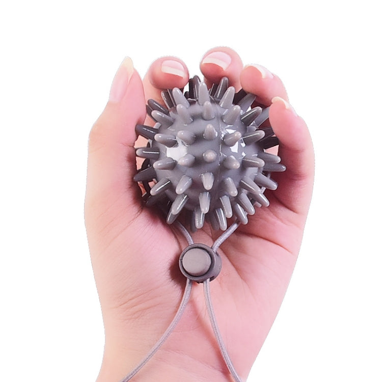 TPR Grip Ball Rehabilitation Hemiplegia Stroke Massage Finger Ball, Specification: 5.5cm With Rope (Gray) - free shipping - PMC TechLife - Order now!