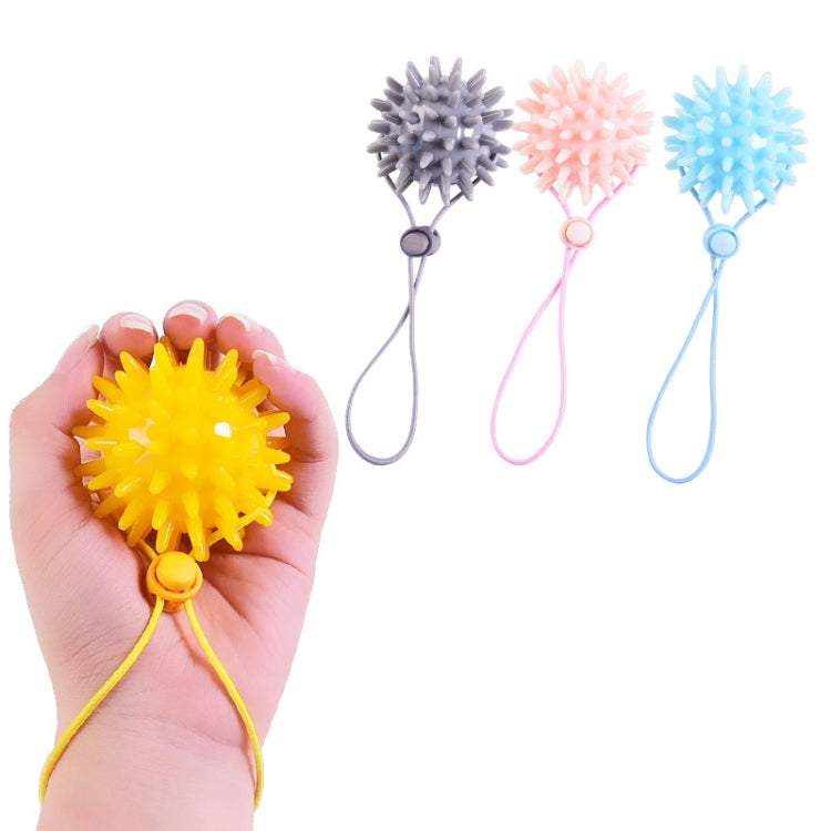 TPR Grip Ball Rehabilitation Hemiplegia Stroke Massage Finger Ball, Specification: 5.5cm With Rope (Gray) - free shipping - PMC TechLife - Order now!