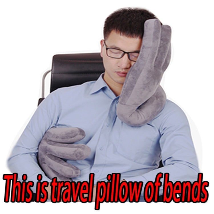 LC-07 Travel Head Pillow Car Headrest Office Lunch Break Pillow(Purple) - free shipping - PMC TechLife - Order now!