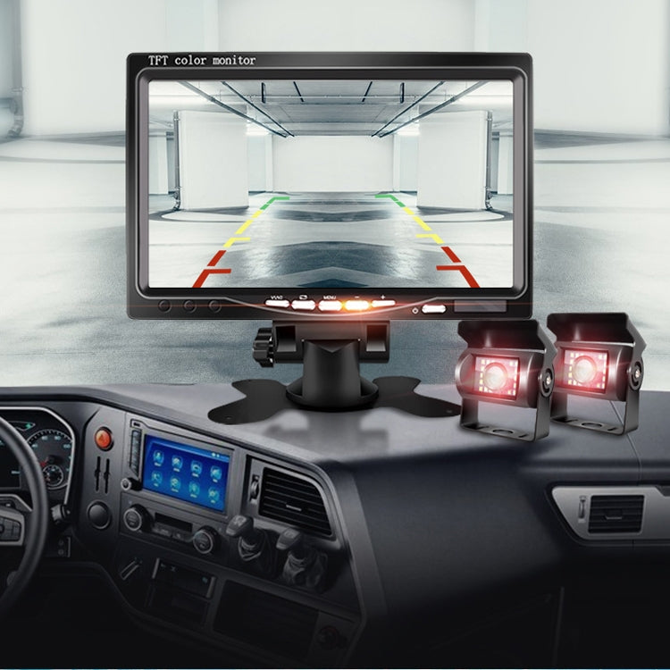 YB-CC-1 12/24V Car 7 Inch Display HD Night Vision Camera Monitoring System Truck Reverse Image, Specification: Camera+1024x600 Display - Rear View Cameras by PMC TechLife | Online Shopping South Africa | PMC TechLife | Buy Now Pay Later Mobicred