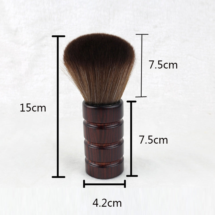 Hair Cut Broken Hair Duster Brush Solid Wood Soft Bristles Cleaning Brush Hairdressing Suppliess(S2 Brush) - free shipping - PMC TechLife - Order now!