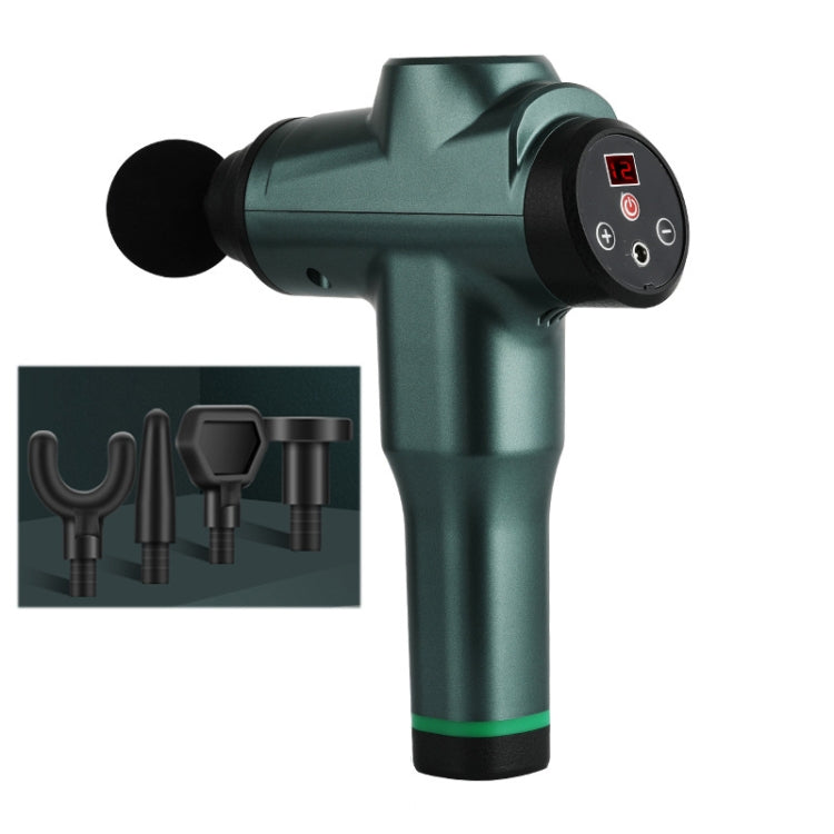 Muscles Relax Massager Portable Fitness Equipment Fascia Gun, Specification: 6212 12 Gears Green(AU Plug) - free shipping - PMC TechLife - Order now!