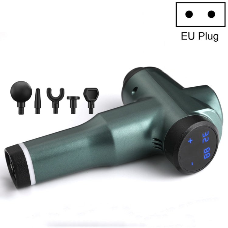 Muscles Relax Massager Portable Fitness Equipment Fascia Gun, Specification: 6232 32 Gears Green(EU Plug) - free shipping - PMC TechLife - Order now!