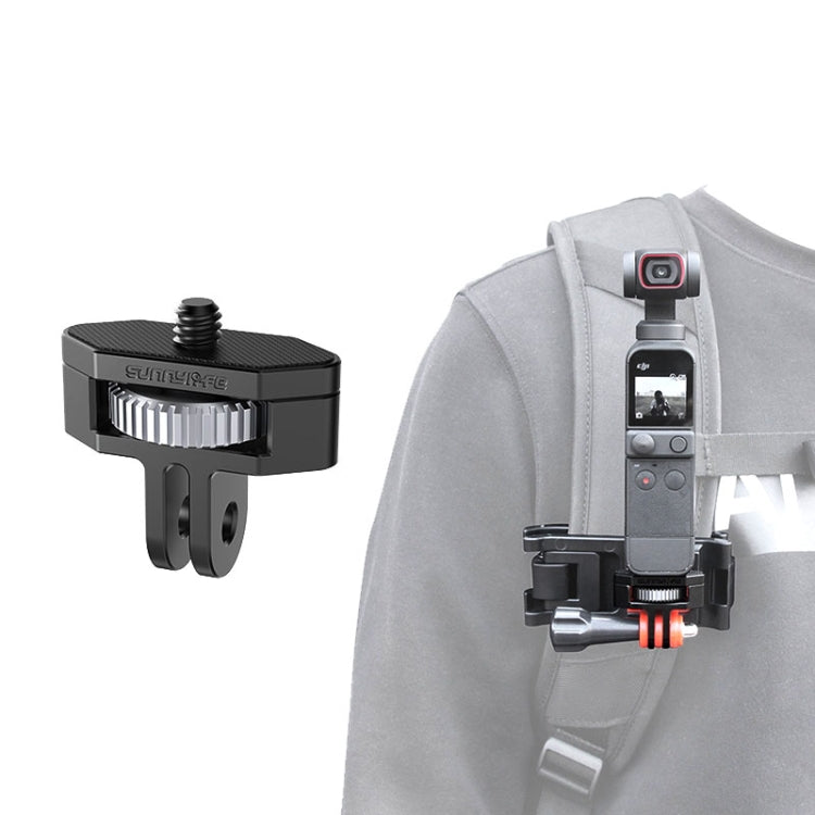 Sunnylife 1/4 inch Metal Adjustable Adapter For DJI Pocket 2 / FIMI PALM 2 / Insta360 One X-2(Dark Grey) - free shipping - PMC TechLife - Order now!