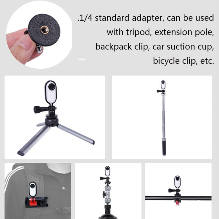 Sunnylife for Insta360 GO / DJI Osmo Action / GoPro Mount Bracket Stabilizer Aluminum Alloy Mini Tripod - Portable Mini Tripod by Sunnylife | Online Shopping South Africa | PMC TechLife | Buy Now Pay Later Mobicred