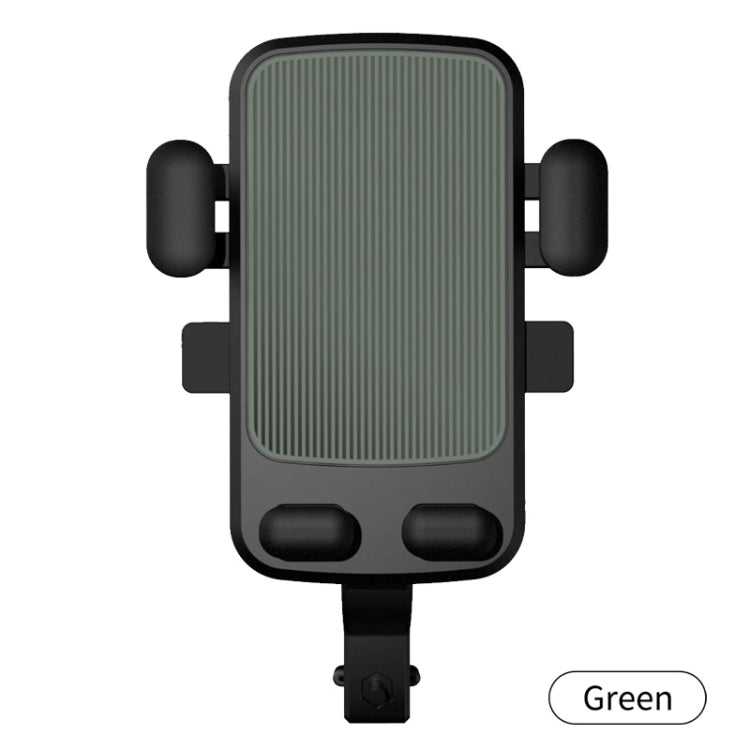 2 PCS Motorcycle Electrical Pedal Car Self-Lock Bracket Riding One-Button Shrink Mobile Phone Holder(Green M1) - Holder by PMC TechLife | Online Shopping South Africa | PMC TechLife | Buy Now Pay Later Mobicred