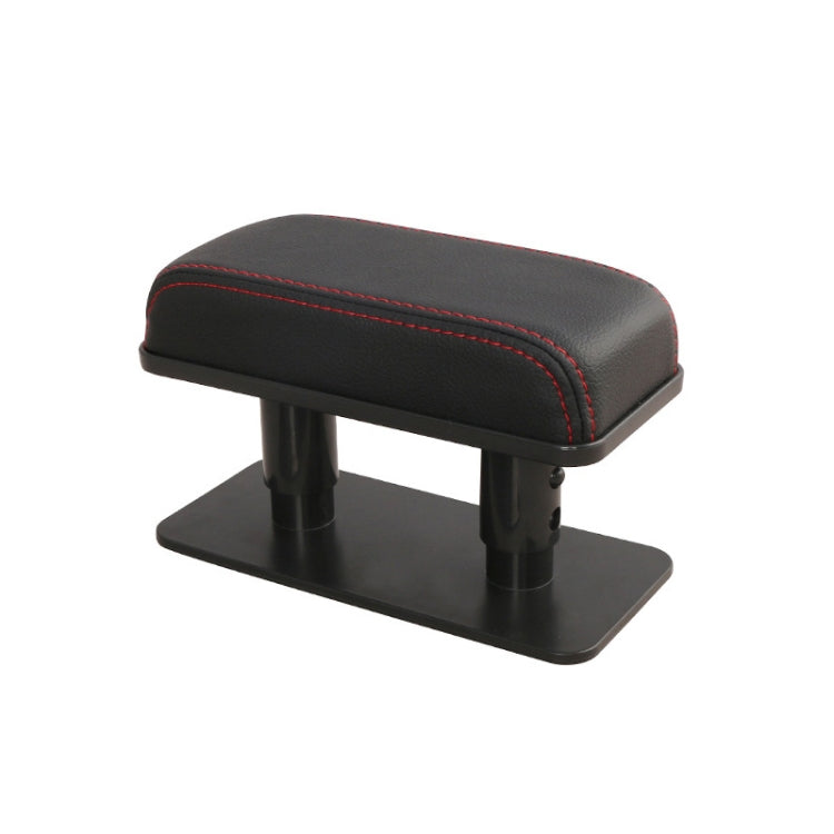 Car Arm Handle Seat Left Hand Elbow Tray Universal Leather Increasing Pad Central Armrest Box(Black+Red Line) - Seat Accessories by PMC TechLife | Online Shopping South Africa | PMC TechLife | Buy Now Pay Later Mobicred