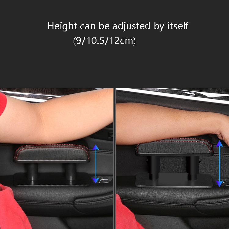 Car Arm Handle Seat Left Hand Elbow Tray Universal Leather Increasing Pad Central Armrest Box(Brown) - free shipping - PMC TechLife - Order now!