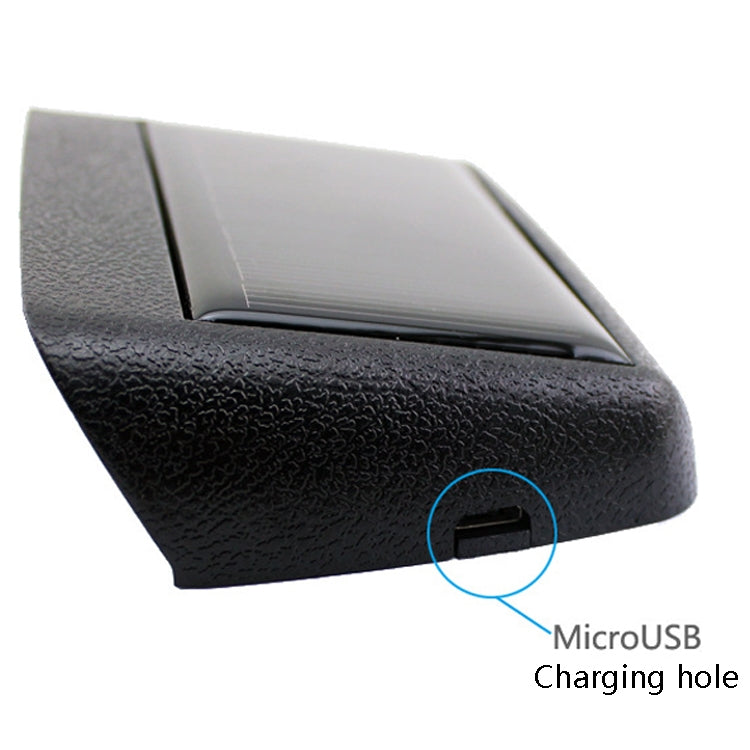 Solar Night Light Car Clock Automotive Electronic Clock Temperature Time+Date+Week+Temperature(Green Light) - Clocks & Car Meters by PMC TechLife | Online Shopping South Africa | PMC TechLife | Buy Now Pay Later Mobicred