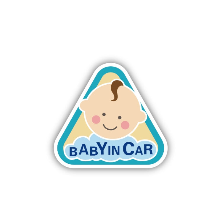 10 PCS There Is A Baby In The Car Stickers Warning Stickers Style: CT203 Baby O Boy Triangle Magnetic Stickers - Warning Sticker by PMC TechLife | Online Shopping South Africa | PMC TechLife | Buy Now Pay Later Mobicred