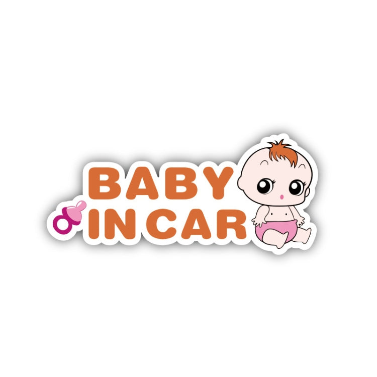 10 PCS There Is A Baby In The Car Stickers Warning Stickers Style: CT203 Baby J Girl Magnetic Stickers - Warning Sticker by PMC TechLife | Online Shopping South Africa | PMC TechLife | Buy Now Pay Later Mobicred