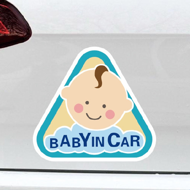 10 PCS There Is A Baby In The Car Stickers Warning Stickers Style: CT223 Baby M Blue Child Adhesive Stickers - Warning Sticker by PMC TechLife | Online Shopping South Africa | PMC TechLife | Buy Now Pay Later Mobicred