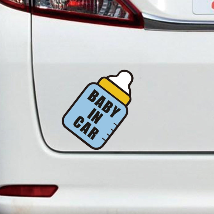 10 PCS There Is A Baby In The Car Stickers Warning Stickers Style: CT223Y Blue Bottom Bottle Adhesive Stickers - Warning Sticker by PMC TechLife | Online Shopping South Africa | PMC TechLife | Buy Now Pay Later Mobicred