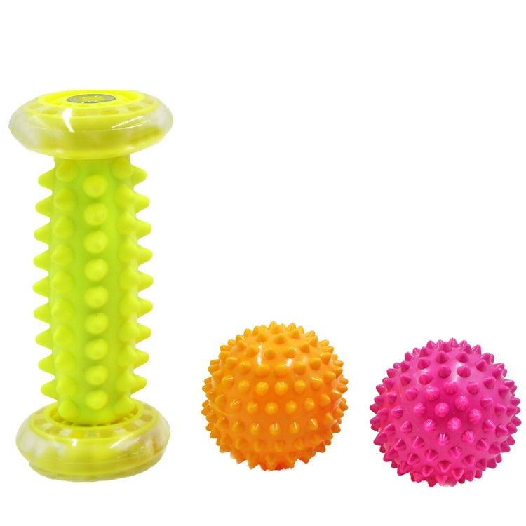 Massage Ball Plantar Fascia Ball Muscle Relaxation Fitness Ball Hand Holding Ball,Style: Yellow Foot Bottom + Tattoo 7cm 2 - free shipping - PMC TechLife - Order now!