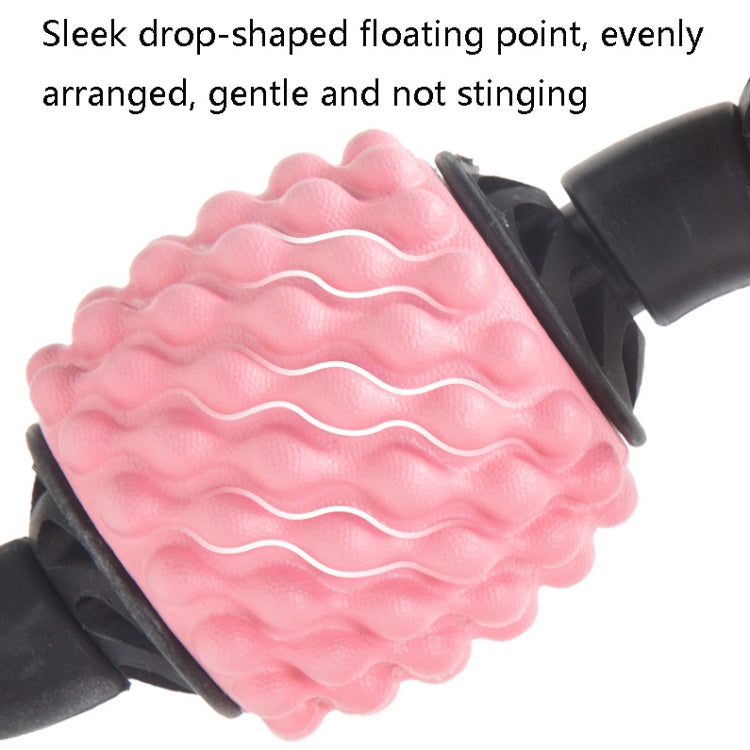 Foam Shaft Muscle Massage Roller Yoga Roller Fitness Supplies(Water-drop Type Classic Black) - free shipping - PMC TechLife - Order now!