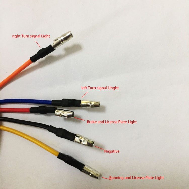 Motorcycle Modified Retro LED Integrated Rear Taillight Brake Light(Smoked Black Shell) - Signal Lights by PMC TechLife | Online Shopping South Africa | PMC TechLife | Buy Now Pay Later Mobicred