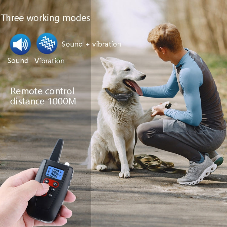 PaiPaitek PD526V-2 1 In 2 100-Speed Sound Vibration Remote Control Training Dog Device Anti-Barking Device Electronic Remote Control Collar - free shipping - PMC TechLife - Order now!