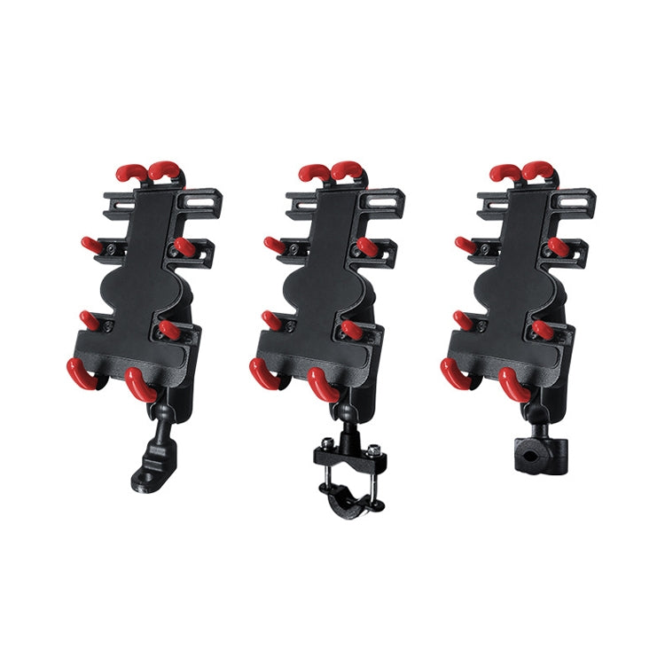 Motorcycle Metal Navigation Mobile Phone Bracket,Style: Rearview Mirror Installation (Anti-theft) - Holder by PMC TechLife | Online Shopping South Africa | PMC TechLife | Buy Now Pay Later Mobicred