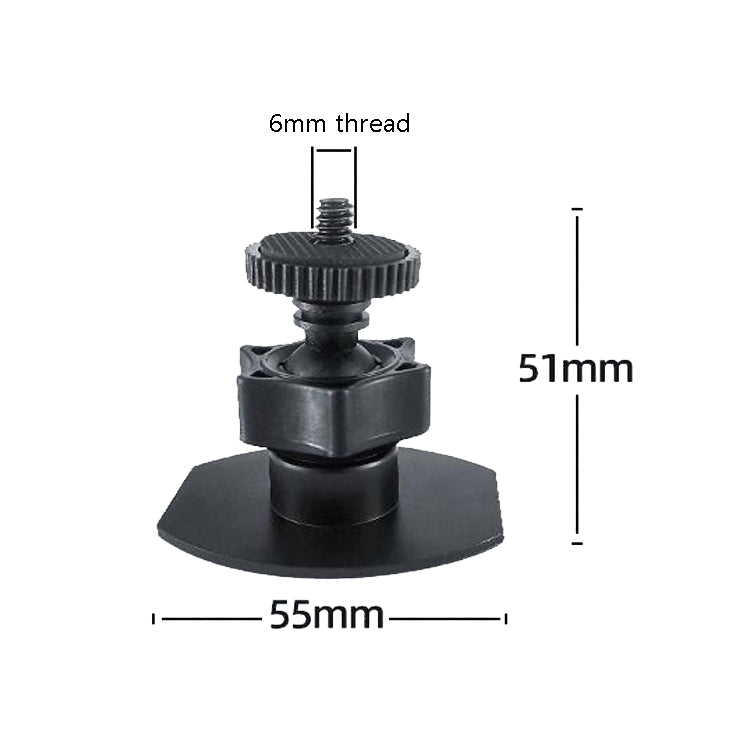 Mini Gimbal Camera Bracket Desktop Mobile Phone Bracket Recorder Car Bracket 1/4 Screw Connector for GoPro - free shipping - PMC TechLife - Order now!