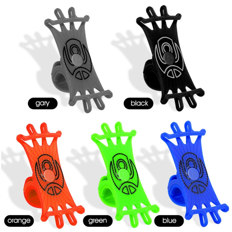 Multifunctional Silicone Bicycle Mobile Phone Holder Motorcycle Riding Navigation Fixed Bracket(Orange) - Holders by PMC TechLife | Online Shopping South Africa | PMC TechLife | Buy Now Pay Later Mobicred