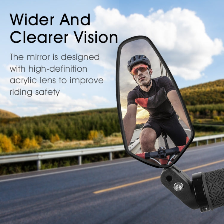 1 Pair WEST BIKING Bicycle Rearview Mirror Adjustable Mirror Mountain Bike Foldable Rearview Mirror(Long) - free shipping - PMC TechLife - Order now!