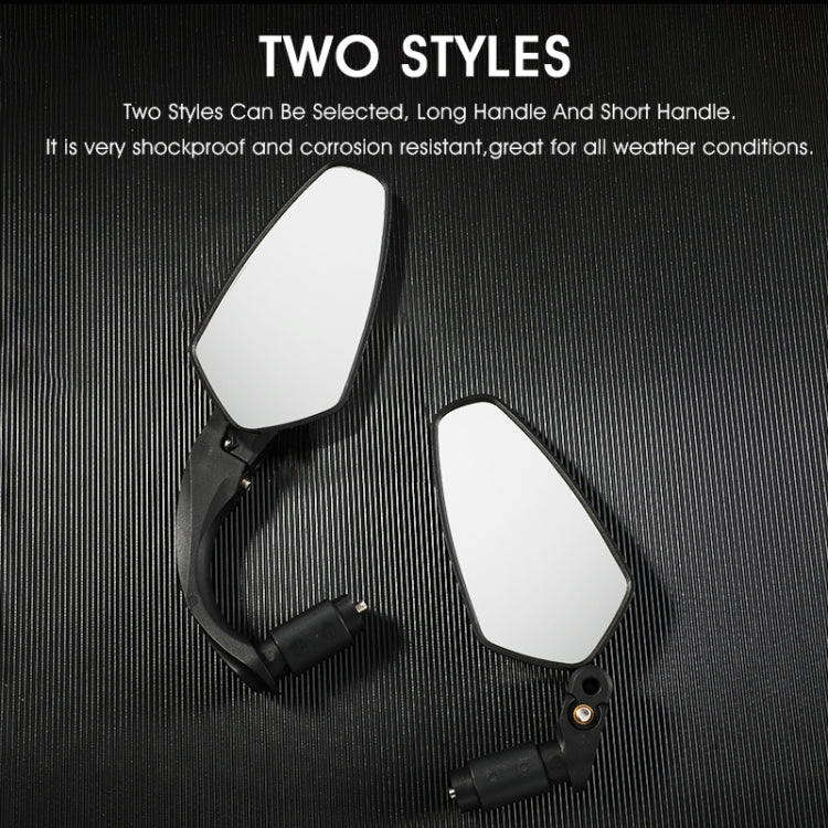1 Pair WEST BIKING Bicycle Rearview Mirror Adjustable Mirror Mountain Bike Foldable Rearview Mirror(Long) - free shipping - PMC TechLife - Order now!
