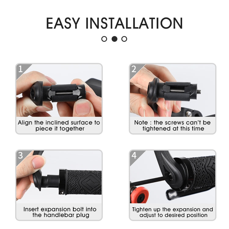 1 Pair WEST BIKING Bicycle Rearview Mirror Adjustable Mirror Mountain Bike Foldable Rearview Mirror(Short) - free shipping - PMC TechLife - Order now!