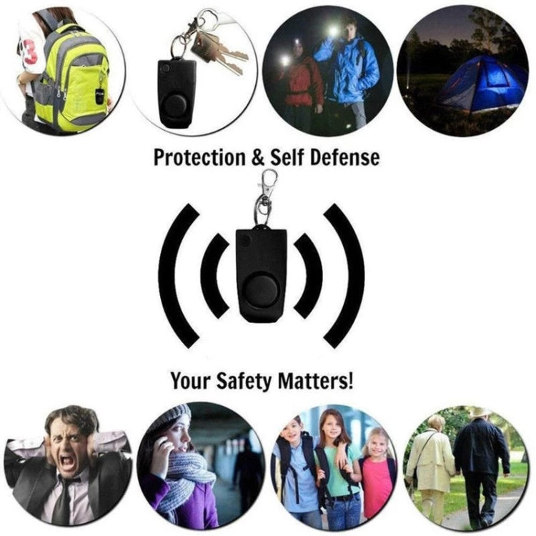 YY701 2 PCS Women Personal Safety Protection Alarm Emergency Alarm For The Elderly & Children(Black) - Anti-lost Alarm by PMc TechLife | Online Shopping South Africa | PMc TechLife | Buy Now Pay Later Mobicred