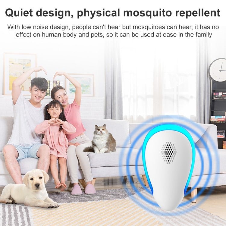 Dual-frequency Ultrasonic Mosquito Repellent Household Insect Repellent for Pregnant Women and Children, Product specifications: EU Plug(White) - Repellents by PMC TechLife | Online Shopping South Africa | PMC TechLife | Buy Now Pay Later Mobicred